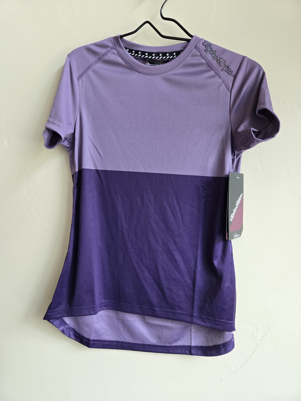 Women's Trpy Lee Jersey Two-Tone Purple Top